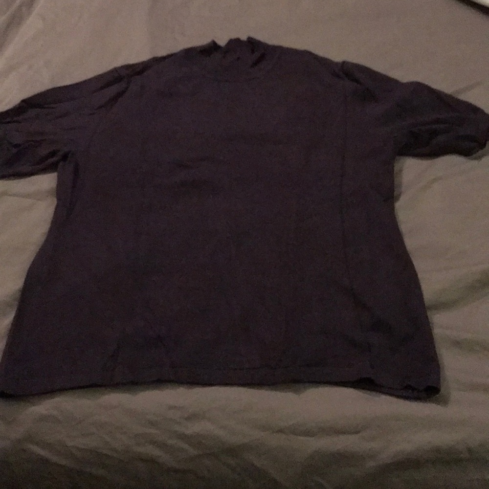 Coldwater creek short sleeve sweater plum large